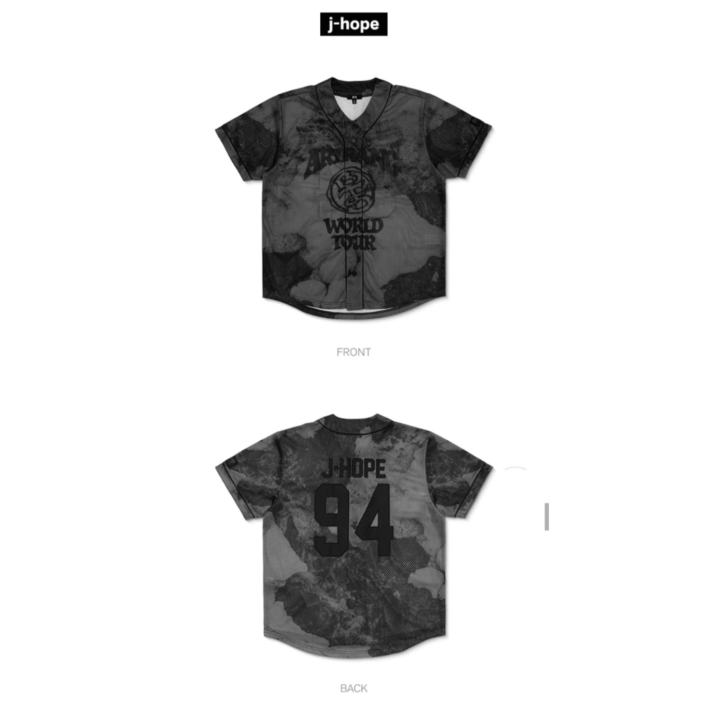 BTS Pop-Up MD S/S Jersey: j-hope