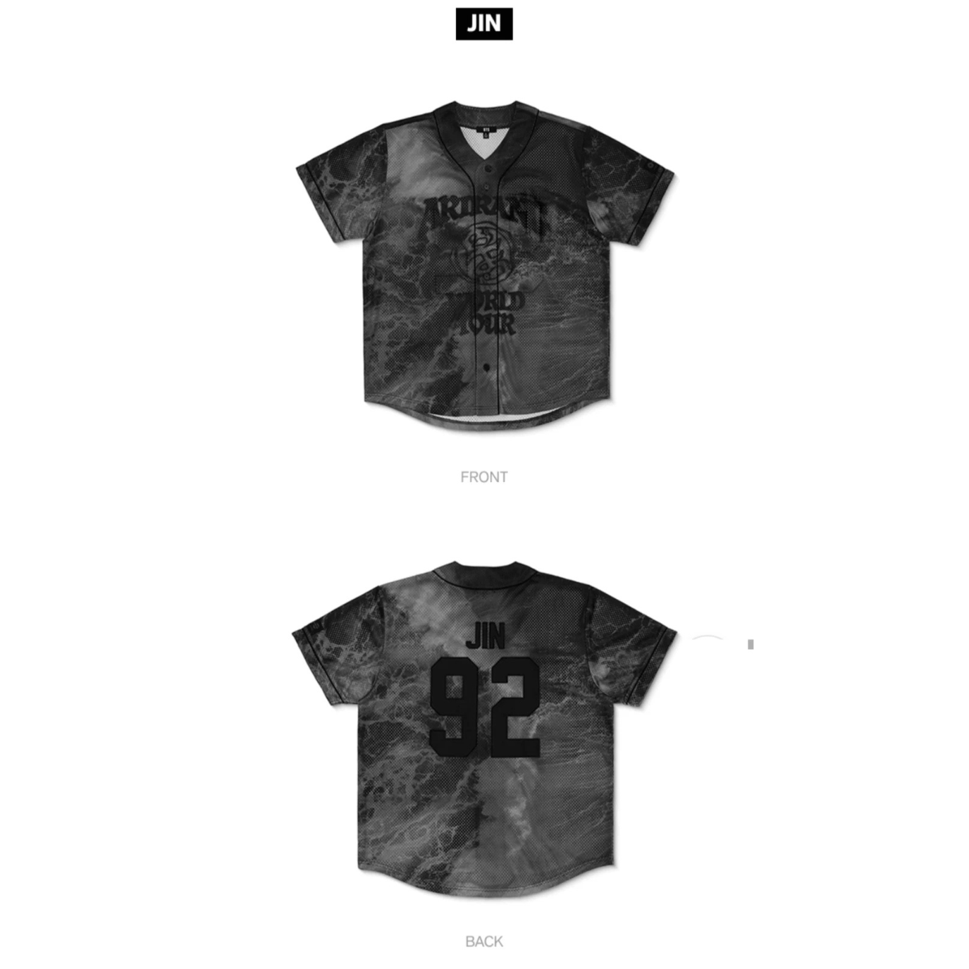 BTS Pop-Up MD S/S Jersey: Jin