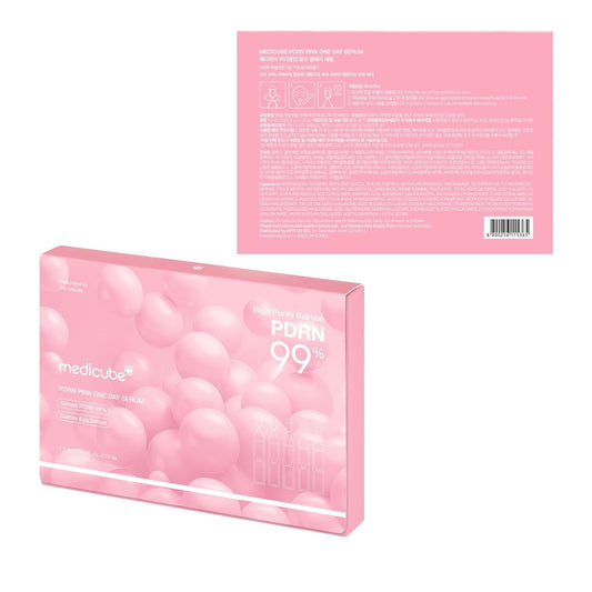 Medicube PDRN Pink One Day Serum 1.5ml×10 - Fiale Monodose con PDRN e Acido Ialuronico