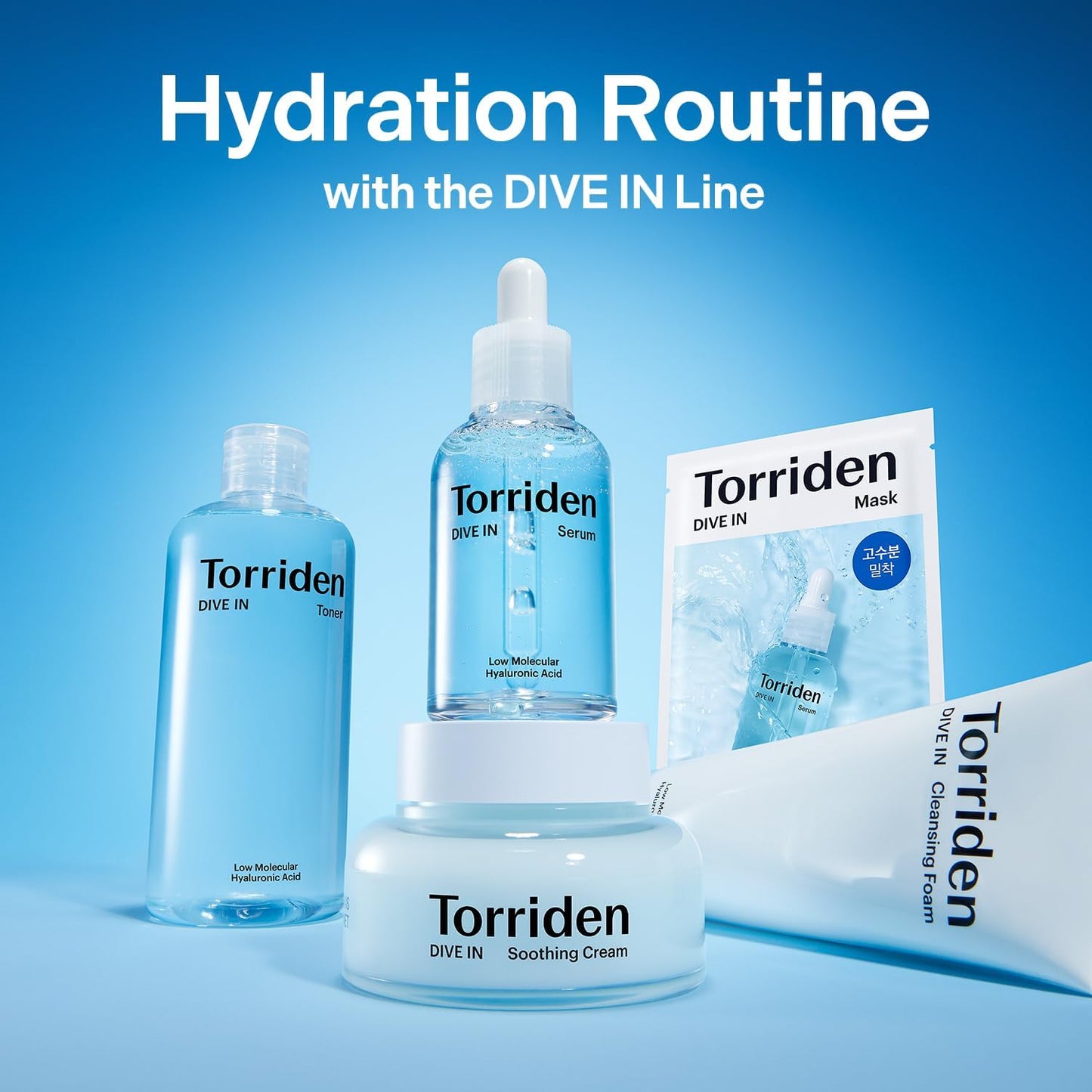 Torriden DIVE-IN Soothing Cream 100ml - Crema Lenitiva con Acido Ialuronico 5D