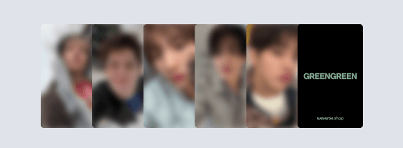 Cortis - GREENGREEN Weverse POB Official Photocard