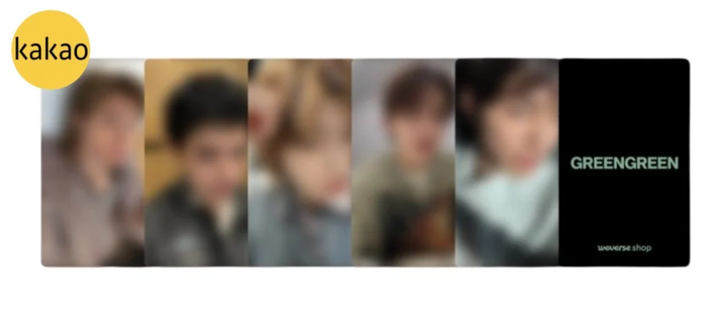 Cortis - GREENGREEN Kakaotalk POB Official Photocard