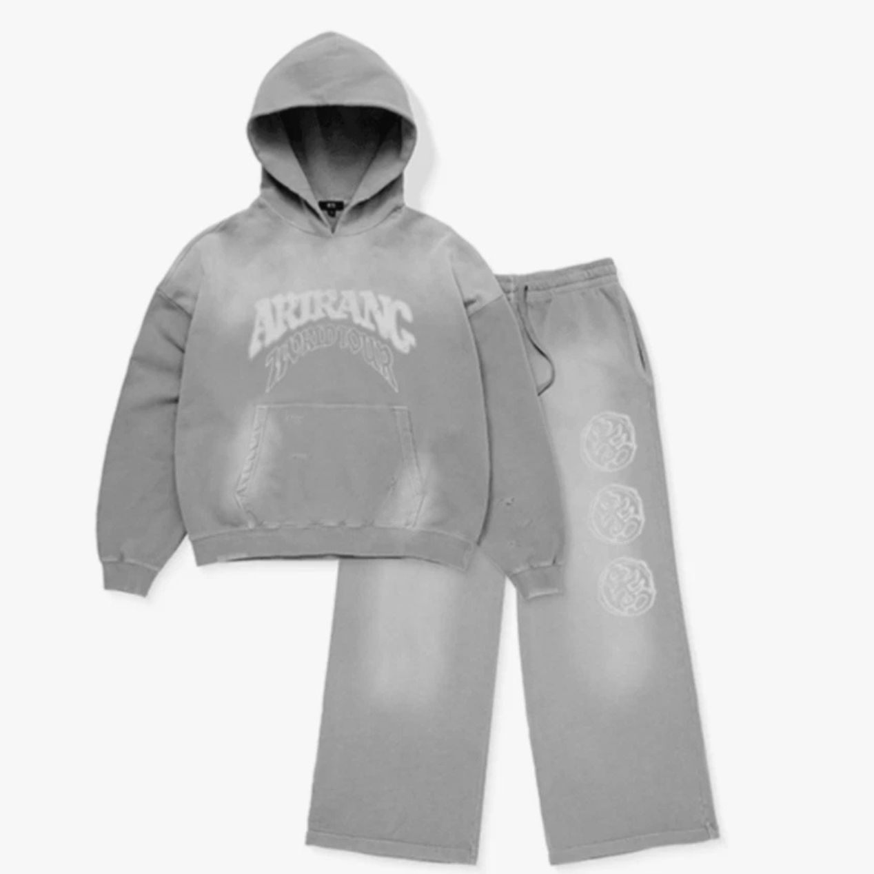BTS Pop-Up MD Hoodie & Pants Set-up (Gray)