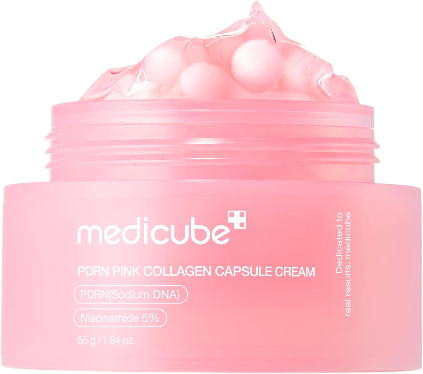 Medicube PDRN Pink Collagen Capsule Cream 55g - Crema Rassodante Anti-Età al Collagene