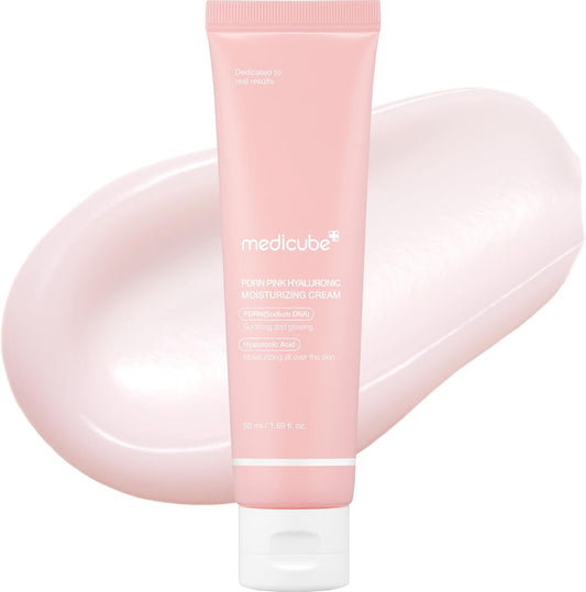 Medicube PDRN Pink Hyaluronic Moisture Cream 50ml - Crema Idratante Rimpolpante con PDRN