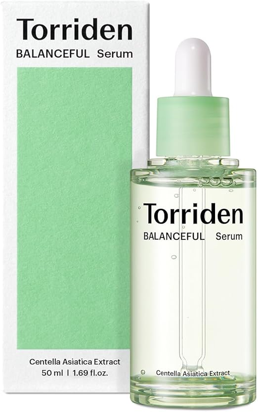 Torriden Balanceful Cica Serum 50ml - Siero Lenitivo per Pelle Sensibile, Mista e Impura