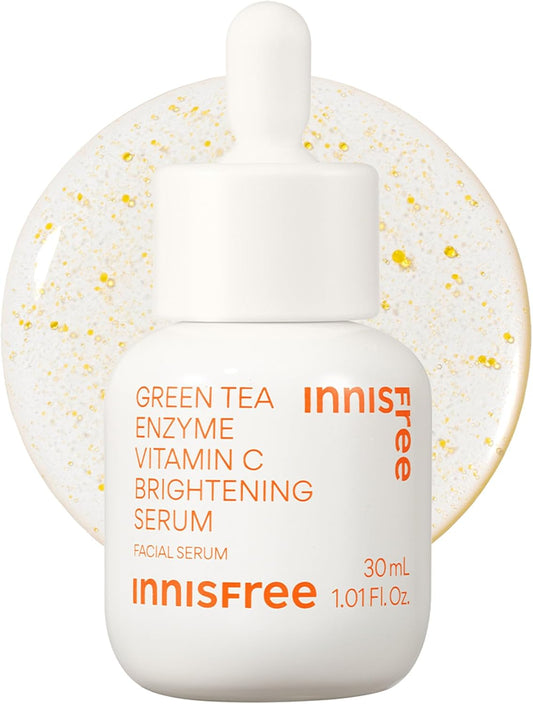 Innisfree Vitamin C Green Tea Enzyme Brightening Serum 30ml - Siero Illuminante Anti-Macchie