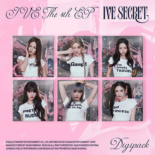 Ive - "Ive Secret" Album [Digipack ver.]