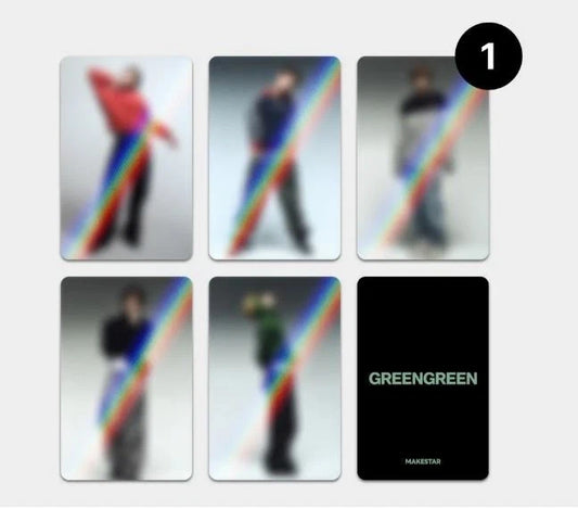 Cortis - GREENGREEN Makestar POB Official Holo Photocard