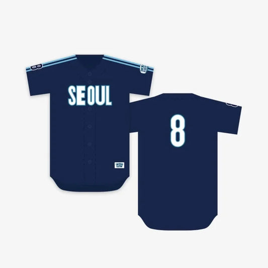 (Preorder) STRAY KIDS - Baseball Jersey [SKZOO EVERYWHERE ALL AROUND THE WORLD MD]