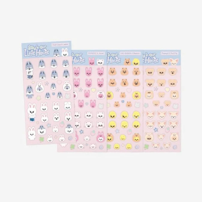 (Preorder) STRAY KIDS - SKZOO 3D Sticker [Stay in our little house MD]