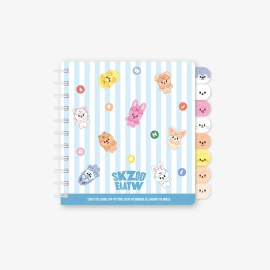 (Preorder) STRAY KIDS - SKZOO Index Note [SKZOO EVERYWHERE ALL AROUND THE WORLD MD]